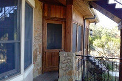 Custom Cedar Screen Door