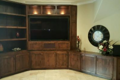 Finshed Custom Entertainment Cabinet